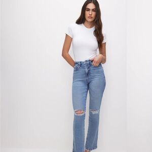 NWT Good American Cotton T Bodysuit